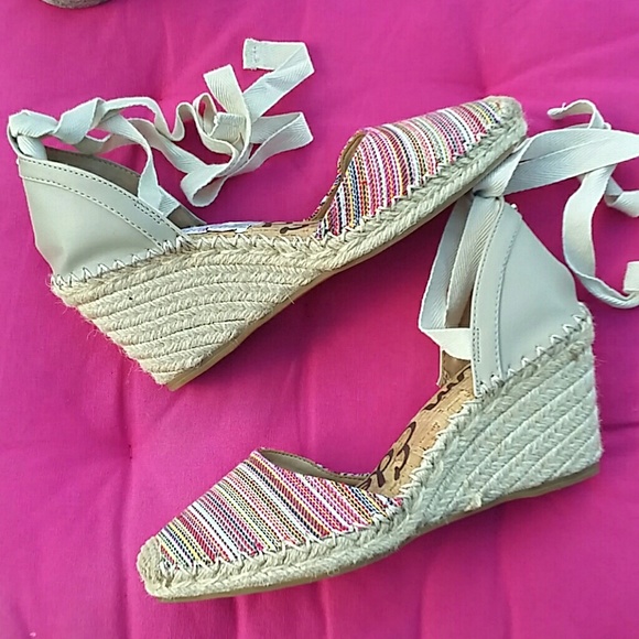 Sam Edelman Mexico Fiesta Espadrilles Wedges - Picture 6 of 8